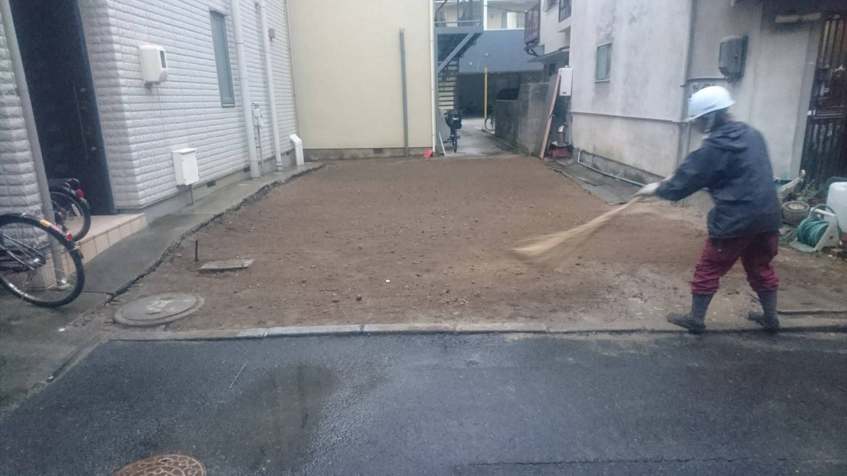 木造２階建解体ｉｎ観音の画像