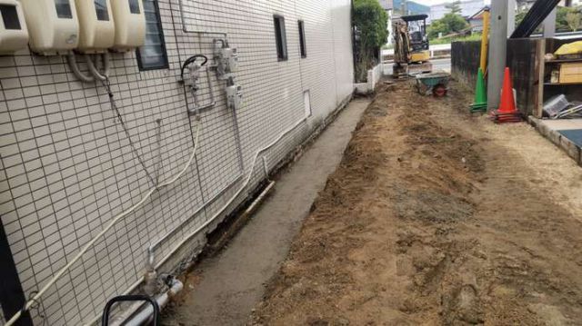 擁壁とブロック取りin廿日市市（地御前）の画像