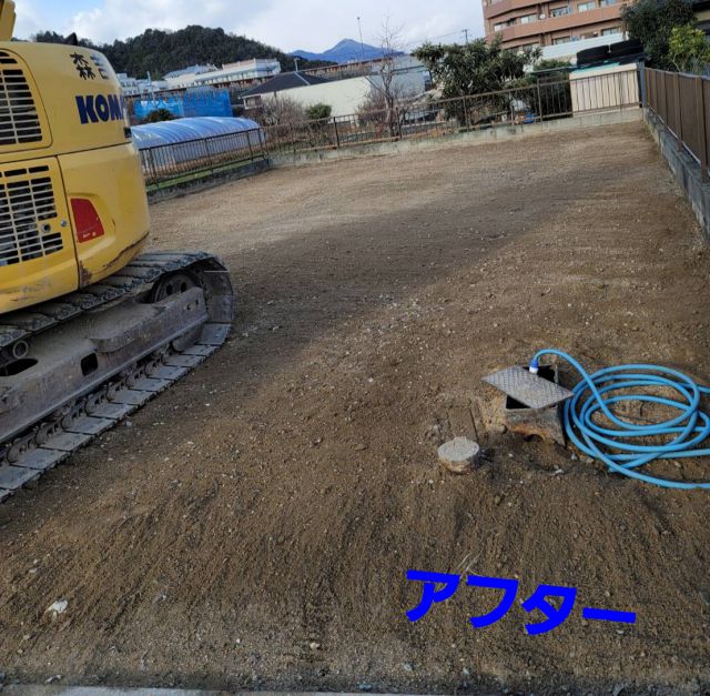 ２階建木造解体in千同（五日市）の画像