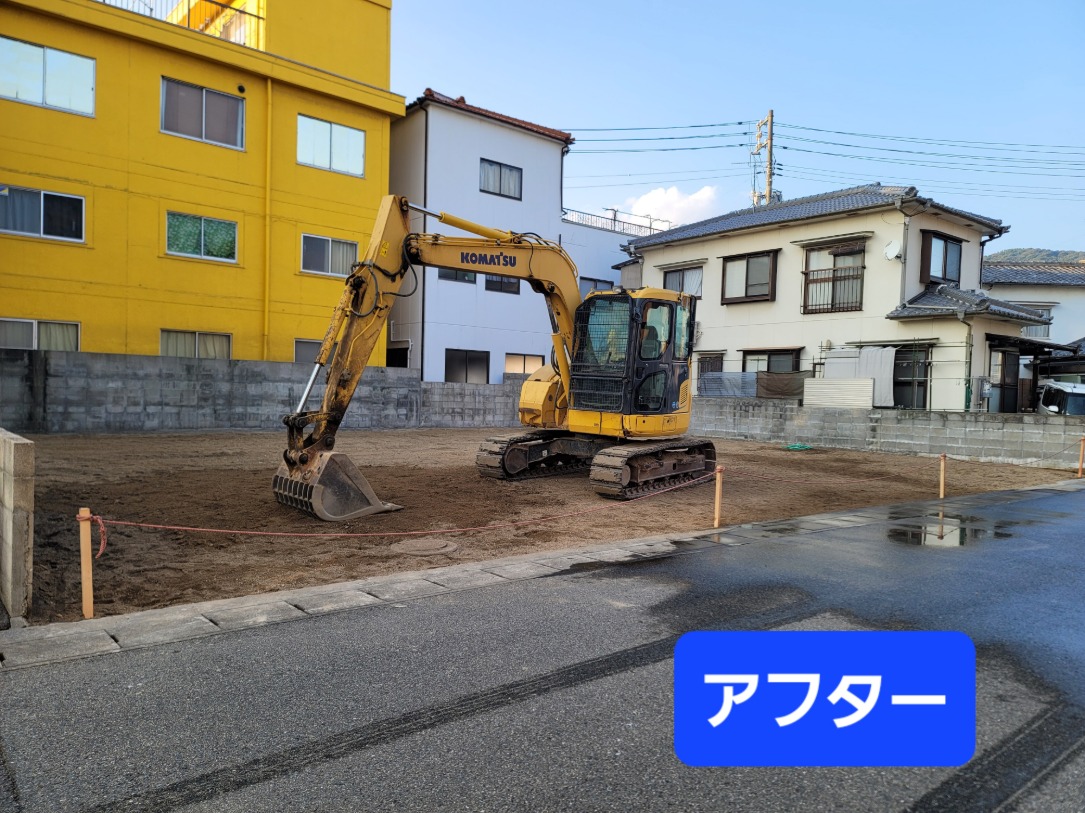 木造２階建て工事in阿賀の画像