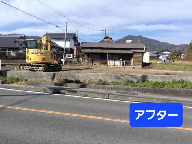 2階建て木造解体工事in熊野の画像