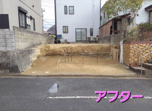 2階建て木造解体工事in中野の画像