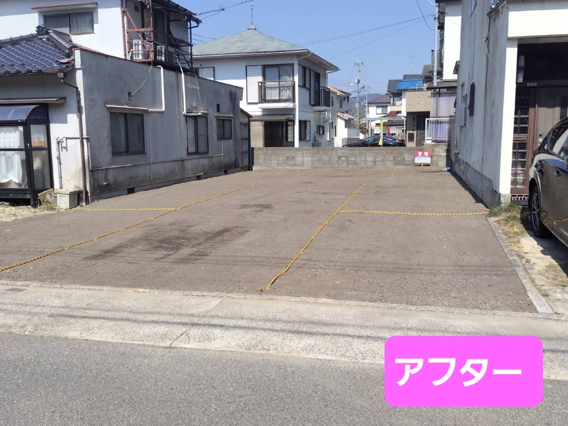 砕石引き均して駐車場にしてみたｗの画像